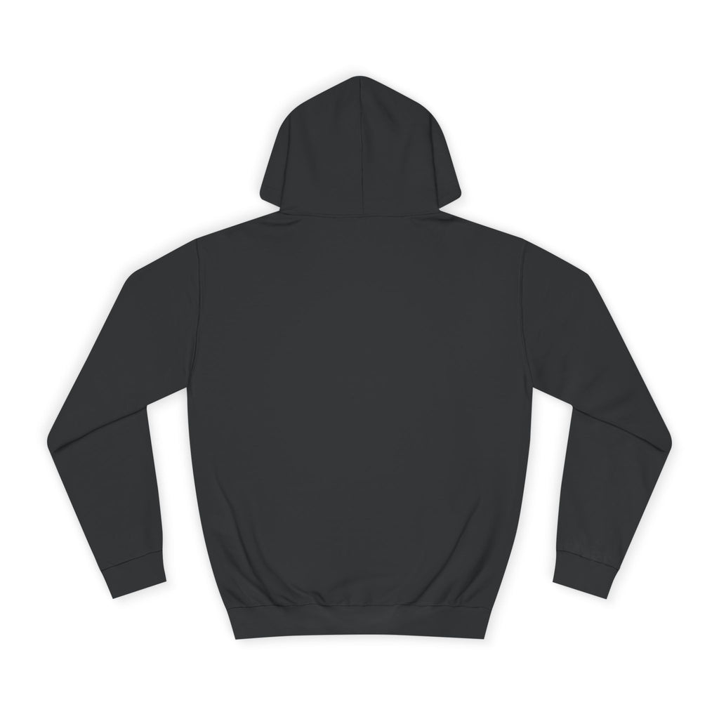 Minimalist Arrow College Hoodie — Subtle Campus Logo Pullover
