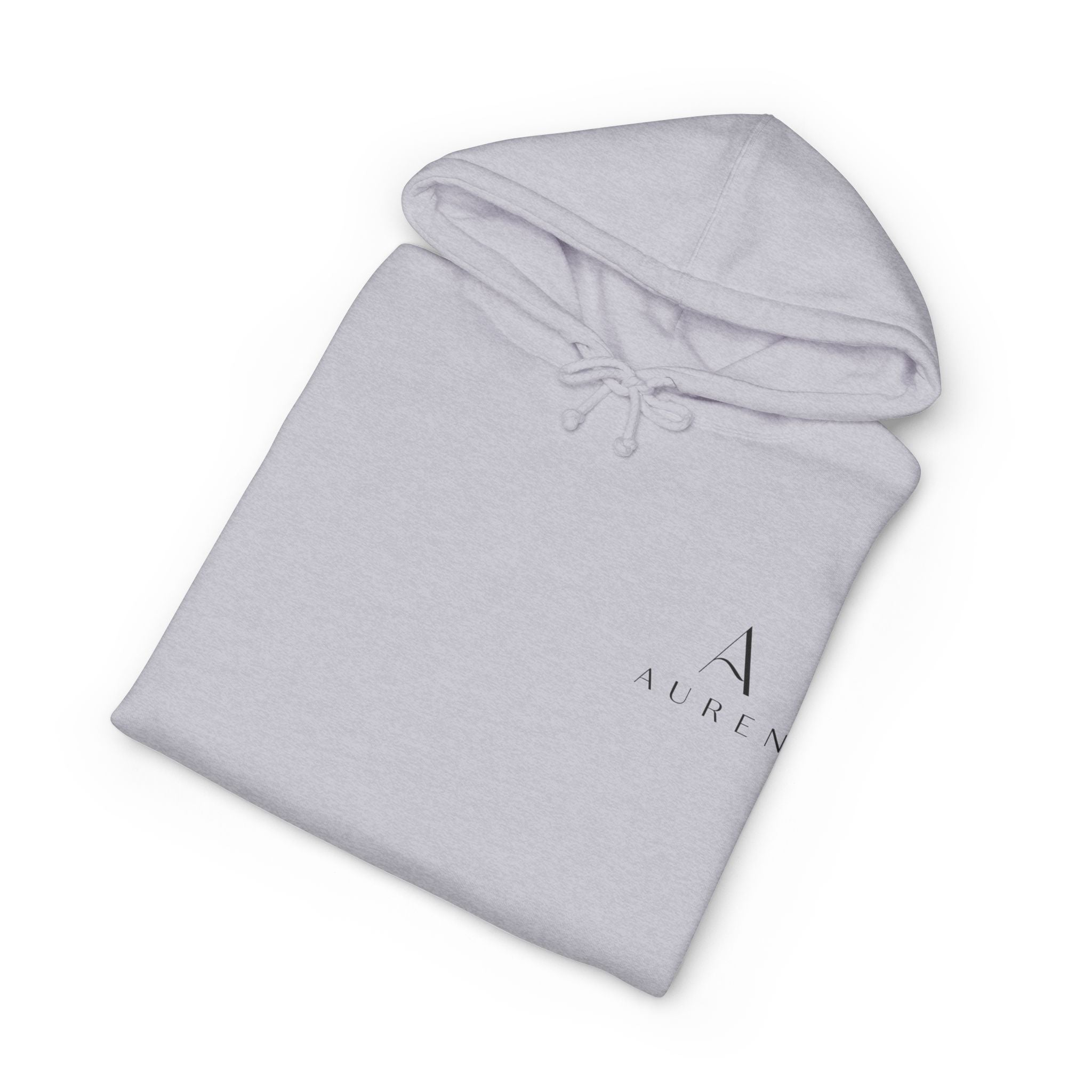 Auren Minimal Logo Hoodie — Women's Brown Cozy Pullover