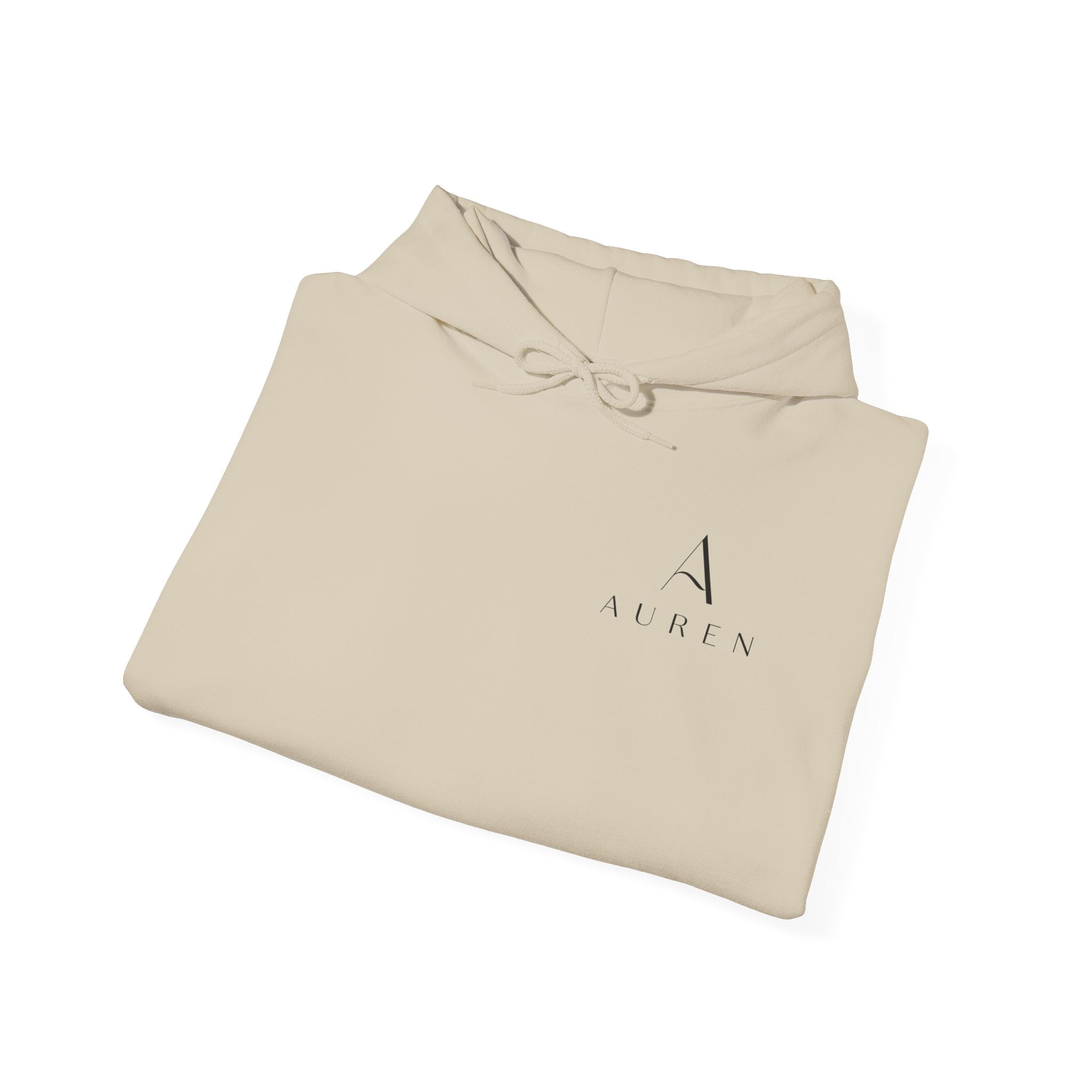 Minimalist 'Auren' Logo Hoodie – Small Chest Monogram Pullover