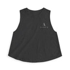 Women’s Crop Tank Top — Minimal Monogram 'A' Casual Summer Top