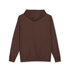 Auren Minimal Logo Hoodie — Women's Brown Cozy Pullover