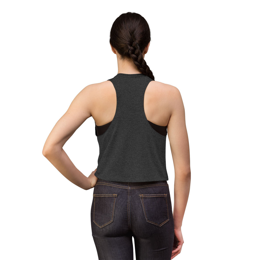 Women’s Crop Tank Top — Minimal Monogram 'A' Casual Summer Top
