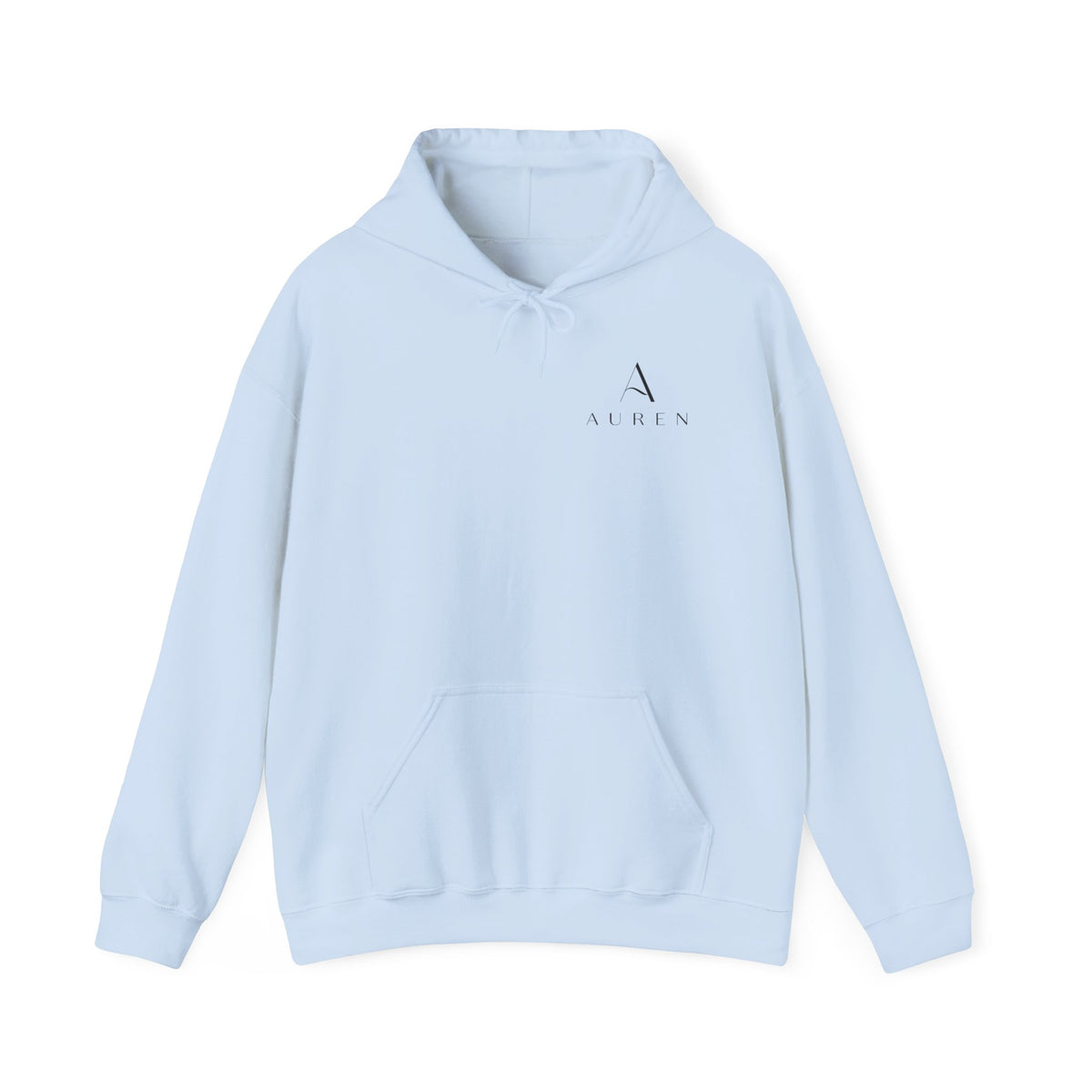 Minimalist 'Auren' Logo Hoodie – Small Chest Monogram Pullover
