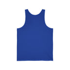 Minimal Atlas Logo Tank Top — Lightweight White Jersey Tank