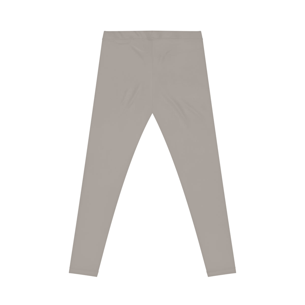 Auren Logo Women's Casual Leggings — Neutral Taupe All-Over Print