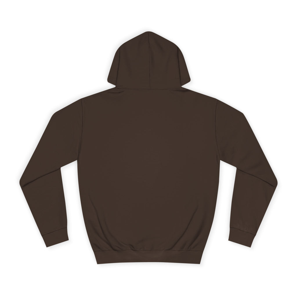 Minimalist Arrow College Hoodie — Subtle Campus Logo Pullover