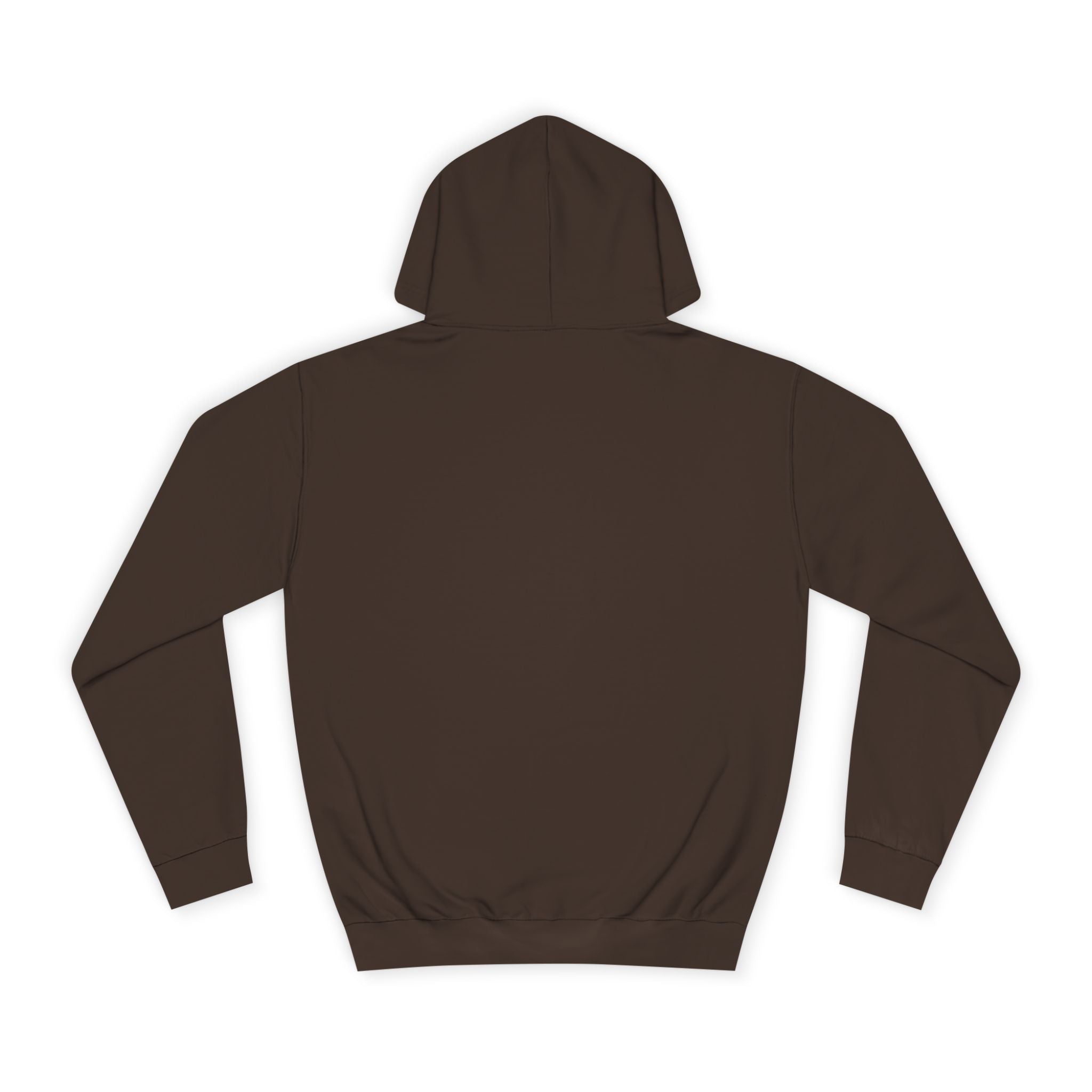 Minimalist Arrow College Hoodie — Subtle Campus Logo Pullover