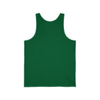 Minimal Atlas Logo Tank Top — Lightweight White Jersey Tank