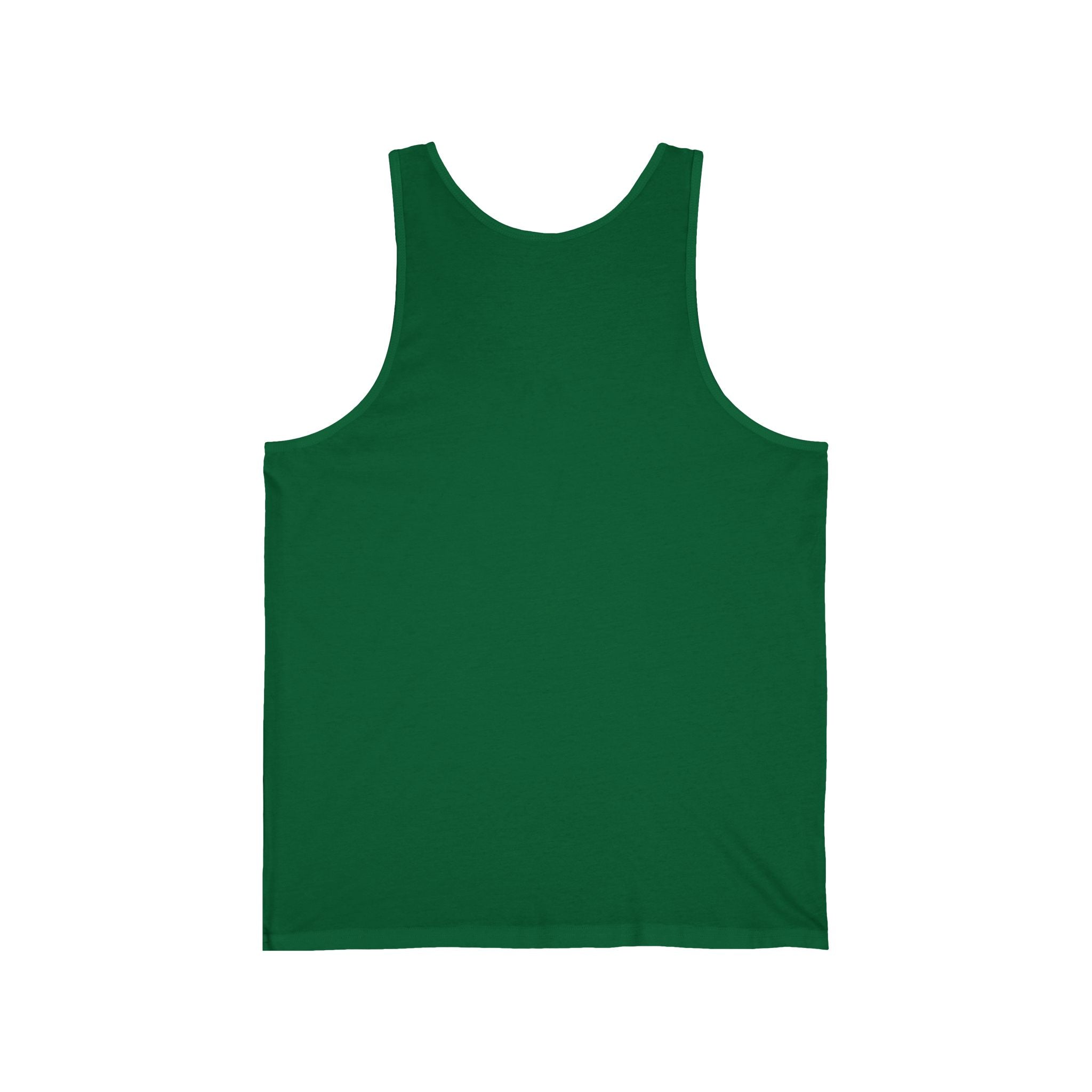Minimal Atlas Logo Tank Top — Lightweight White Jersey Tank