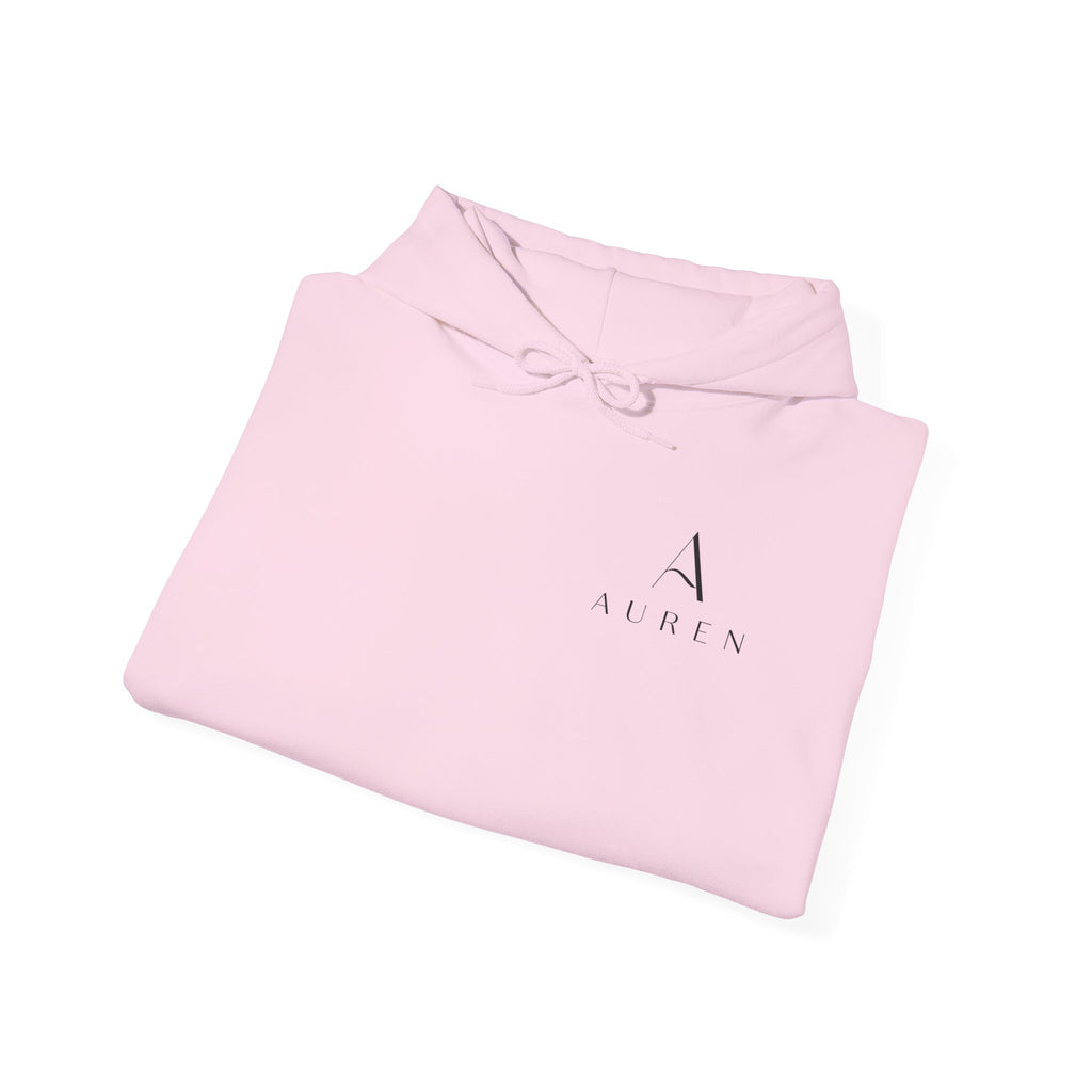 Minimalist 'Auren' Logo Hoodie – Small Chest Monogram Pullover