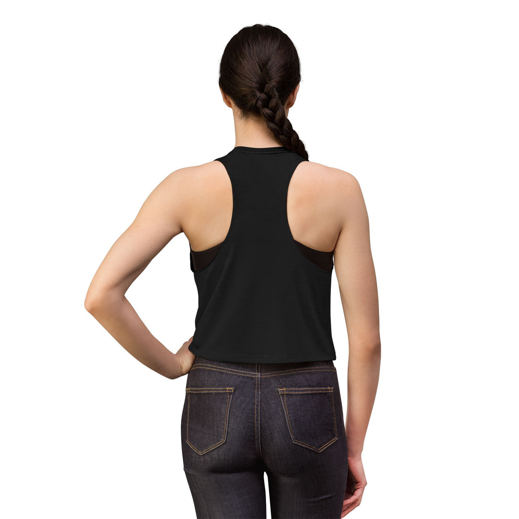 Women’s Crop Tank Top — Minimal Monogram 'A' Casual Summer Top