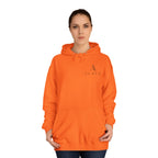 Minimalist Arrow College Hoodie — Subtle Campus Logo Pullover