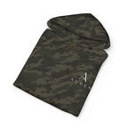 Auren Minimal Logo Hoodie — Women's Brown Cozy Pullover