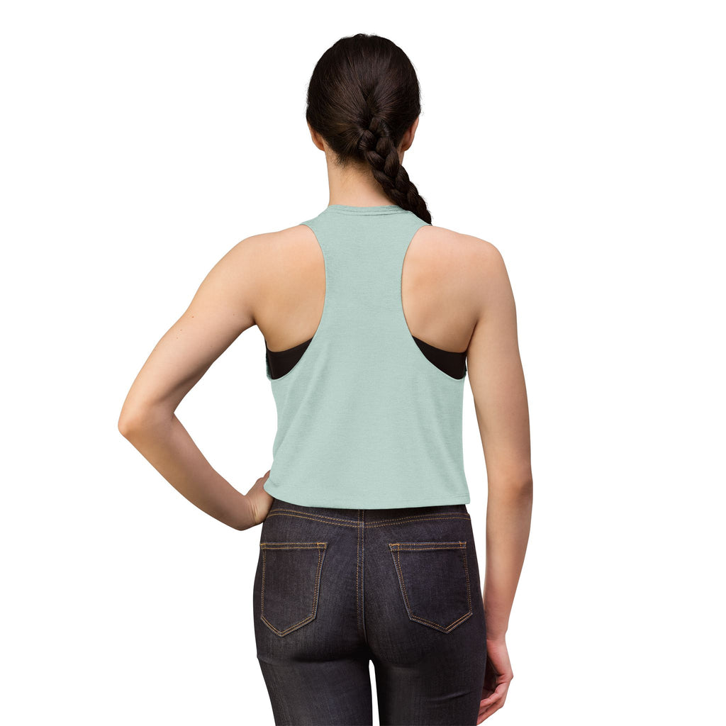 Women’s Crop Tank Top — Minimal Monogram 'A' Casual Summer Top