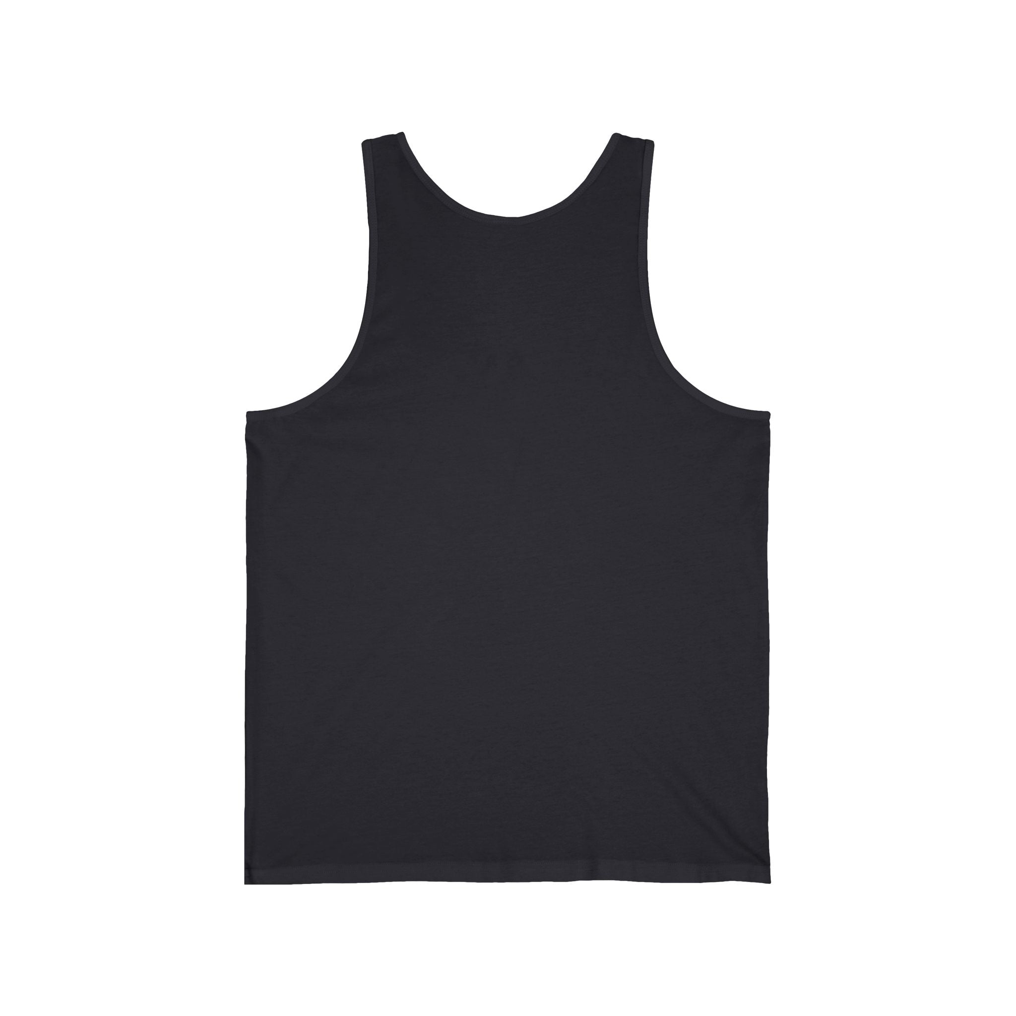 Minimal Atlas Logo Tank Top — Lightweight White Jersey Tank