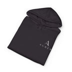 Auren Minimal Logo Hoodie — Women's Brown Cozy Pullover