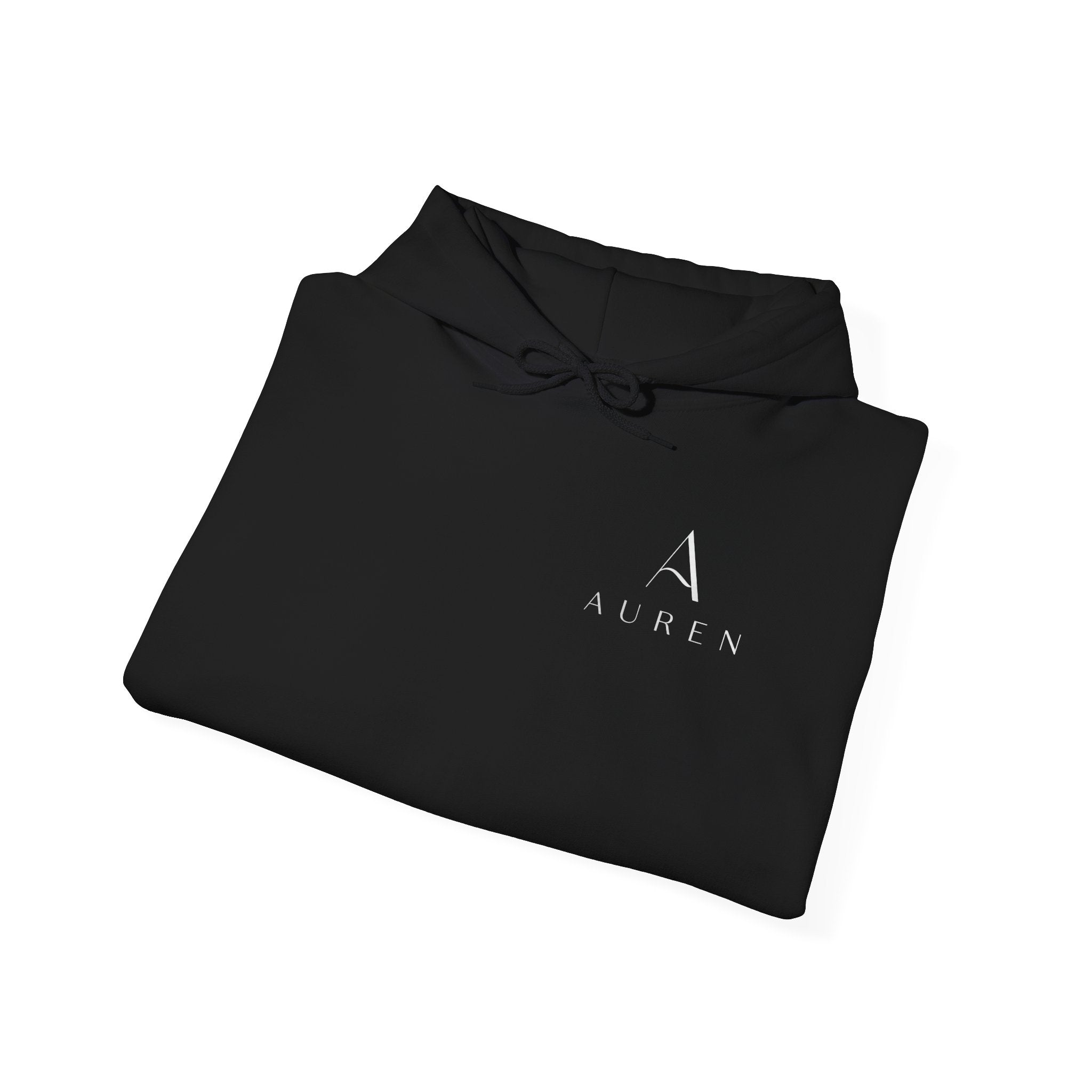 Minimalist 'Auren' Logo Hoodie – Small Chest Monogram Pullover