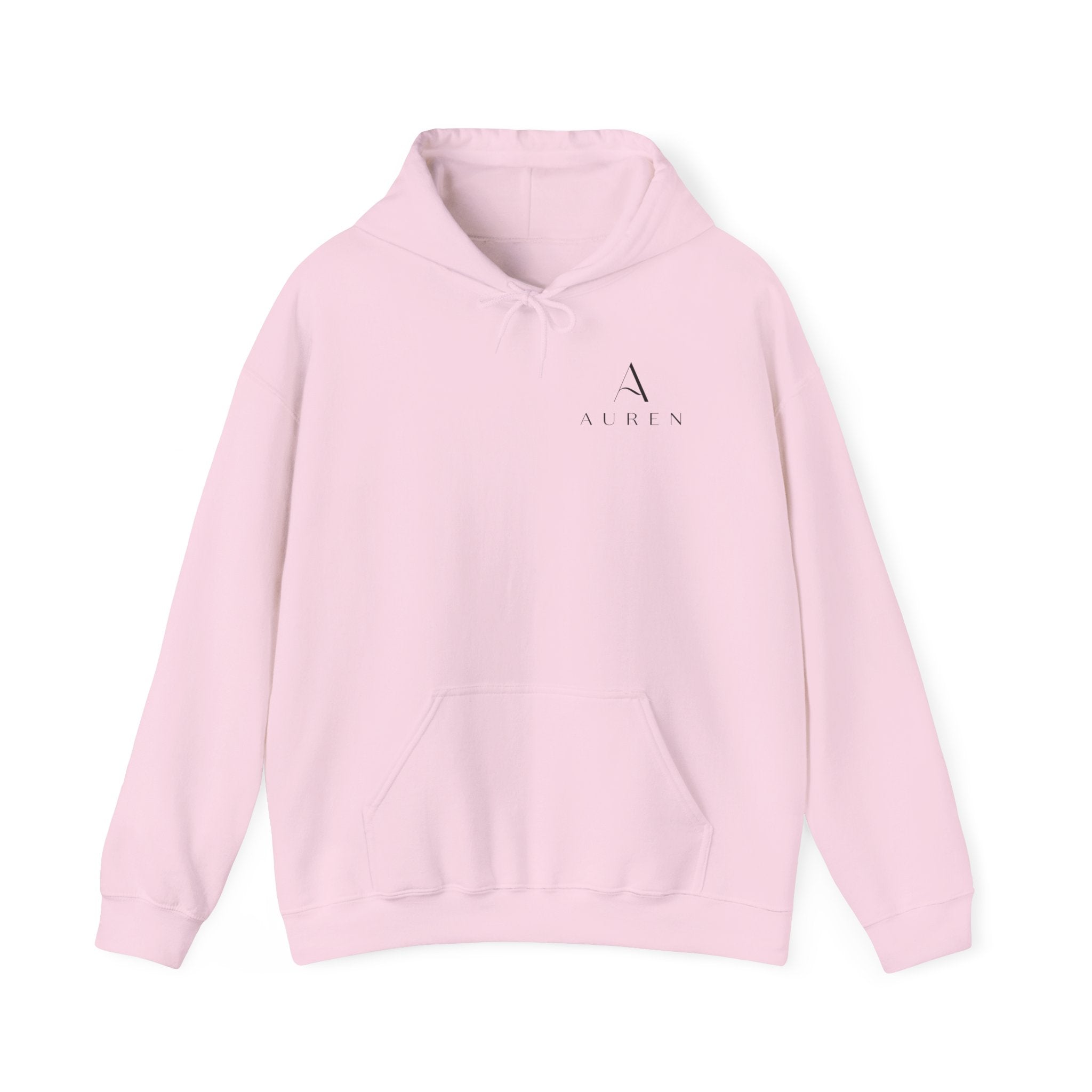 Minimalist 'Auren' Logo Hoodie – Small Chest Monogram Pullover