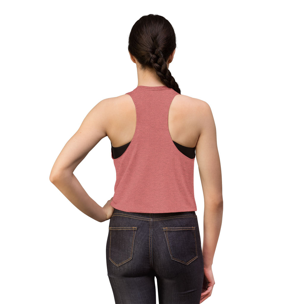 Women’s Crop Tank Top — Minimal Monogram 'A' Casual Summer Top