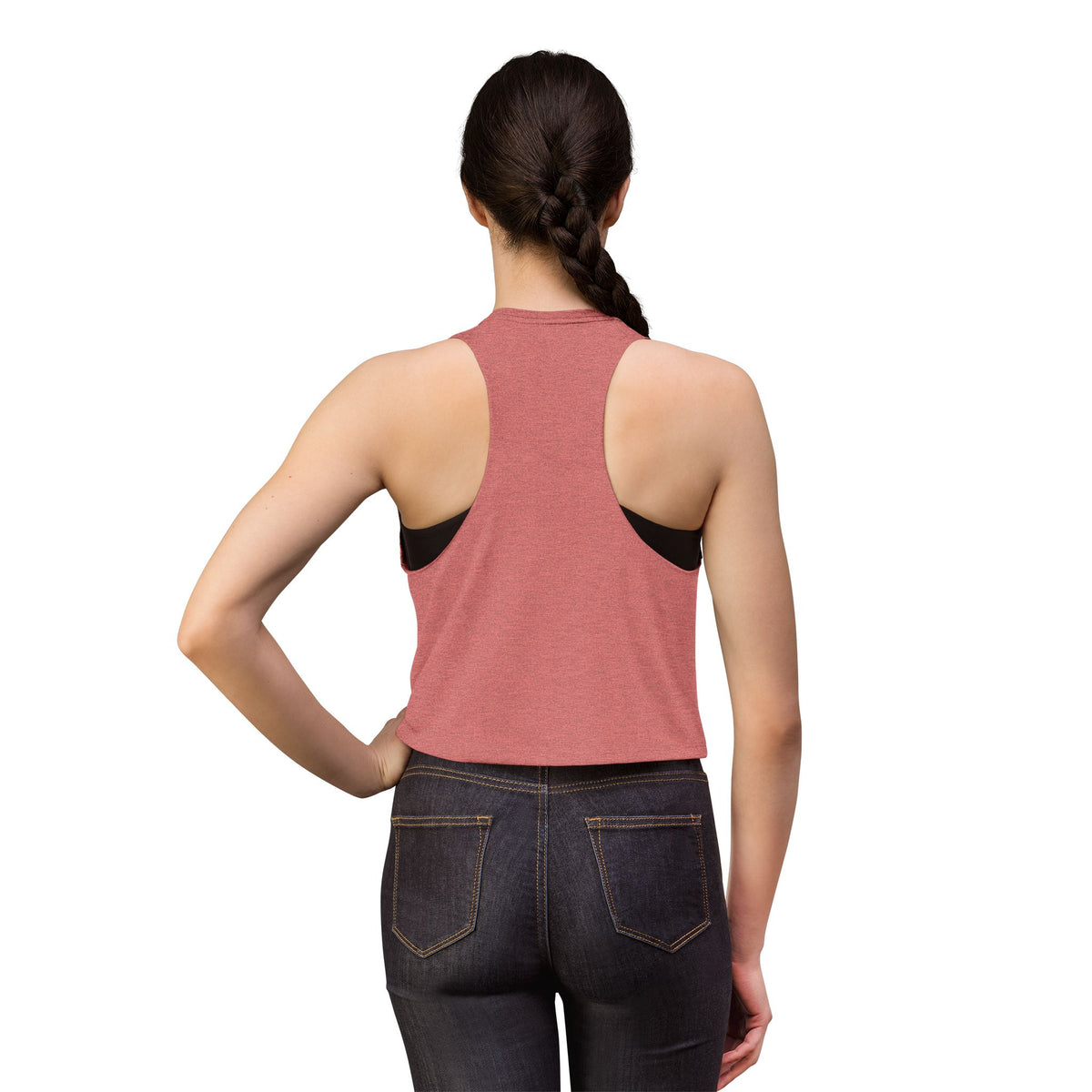 Women’s Crop Tank Top — Minimal Monogram 'A' Casual Summer Top