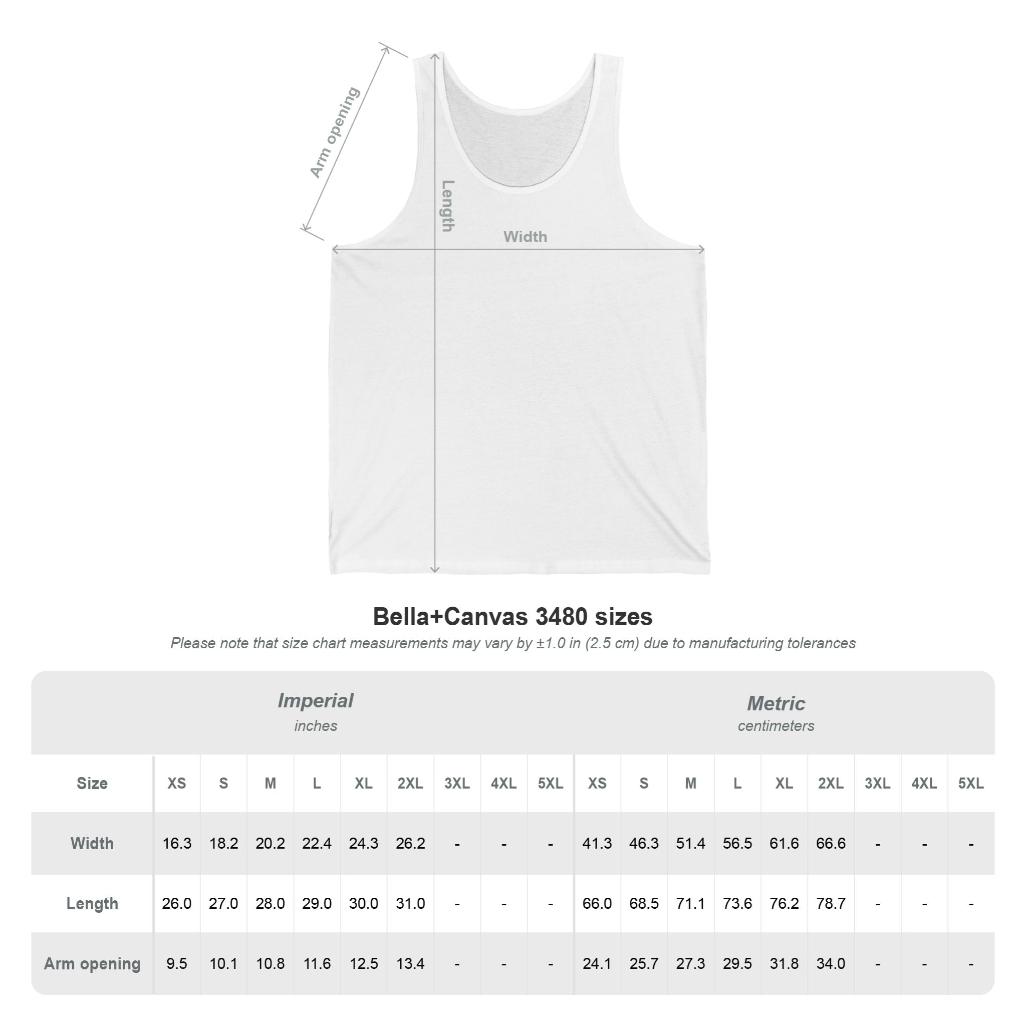 Minimal Atlas Logo Tank Top — Lightweight White Jersey Tank