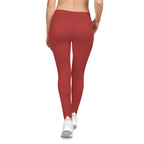 Auren Logo Red Women's Leggings — Stylish Everyday Activewear