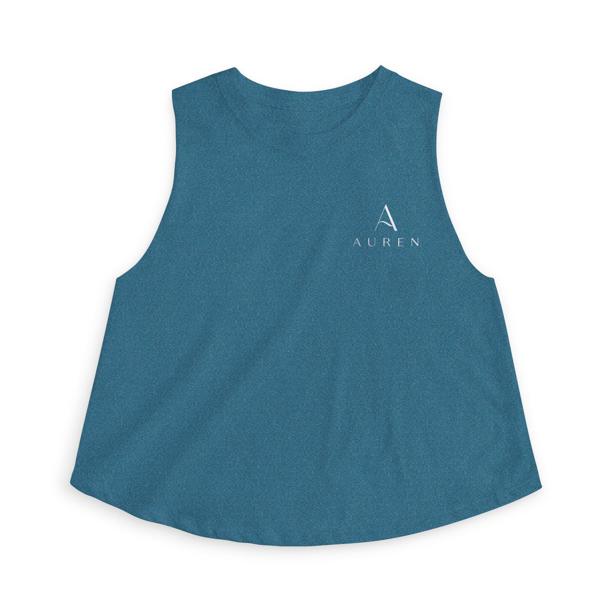 Women’s Crop Tank Top — Minimal Monogram 'A' Casual Summer Top
