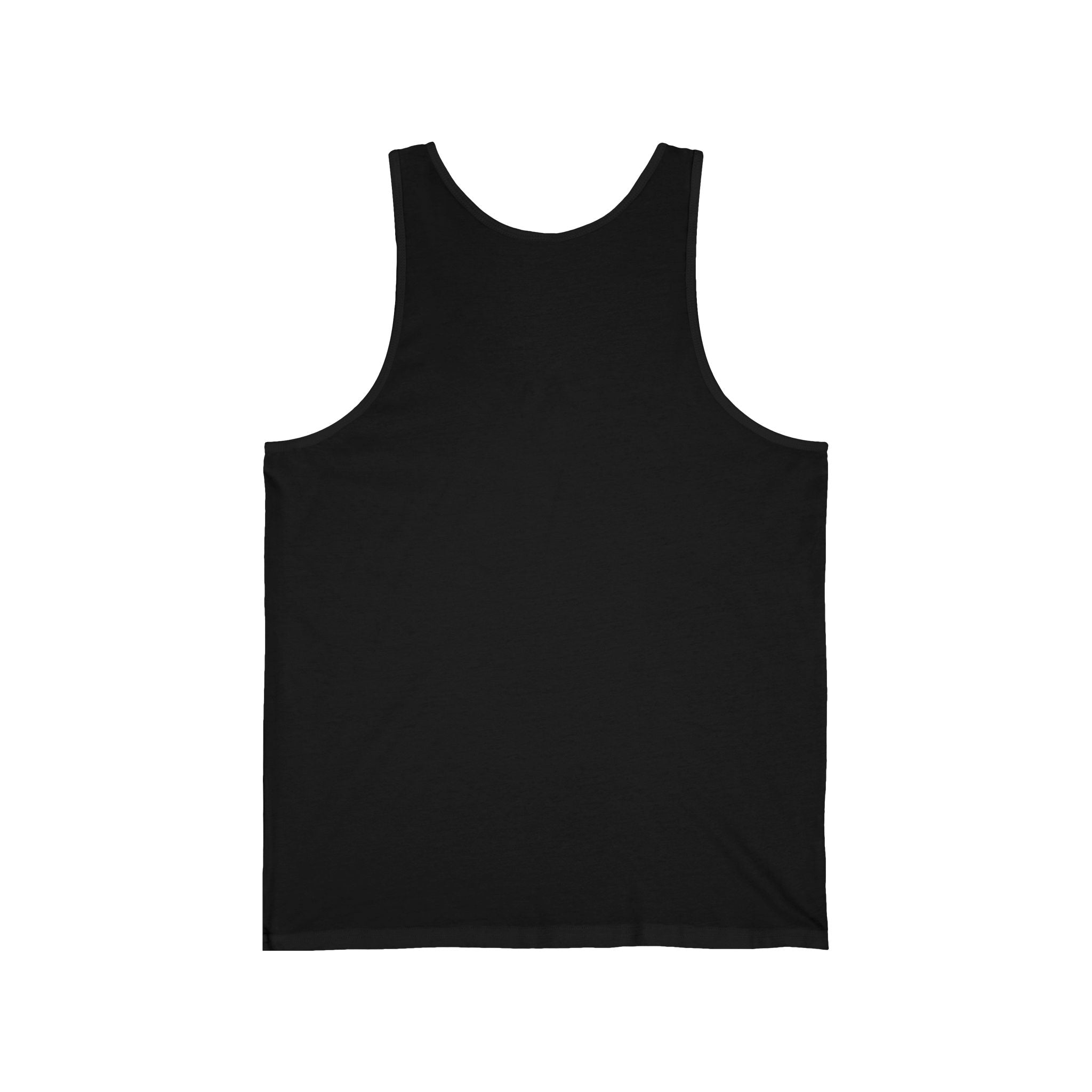 Minimal Atlas Logo Tank Top — Lightweight White Jersey Tank
