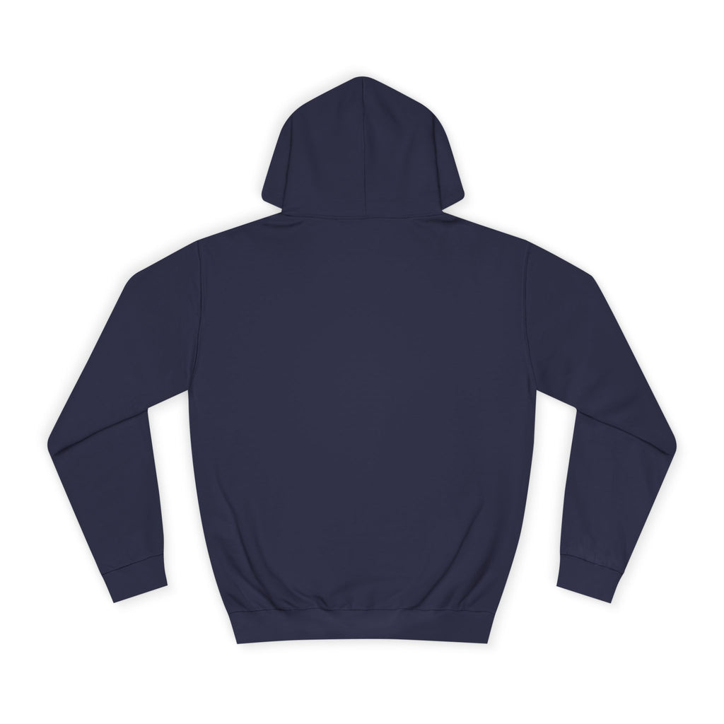 Minimalist Arrow College Hoodie — Subtle Campus Logo Pullover