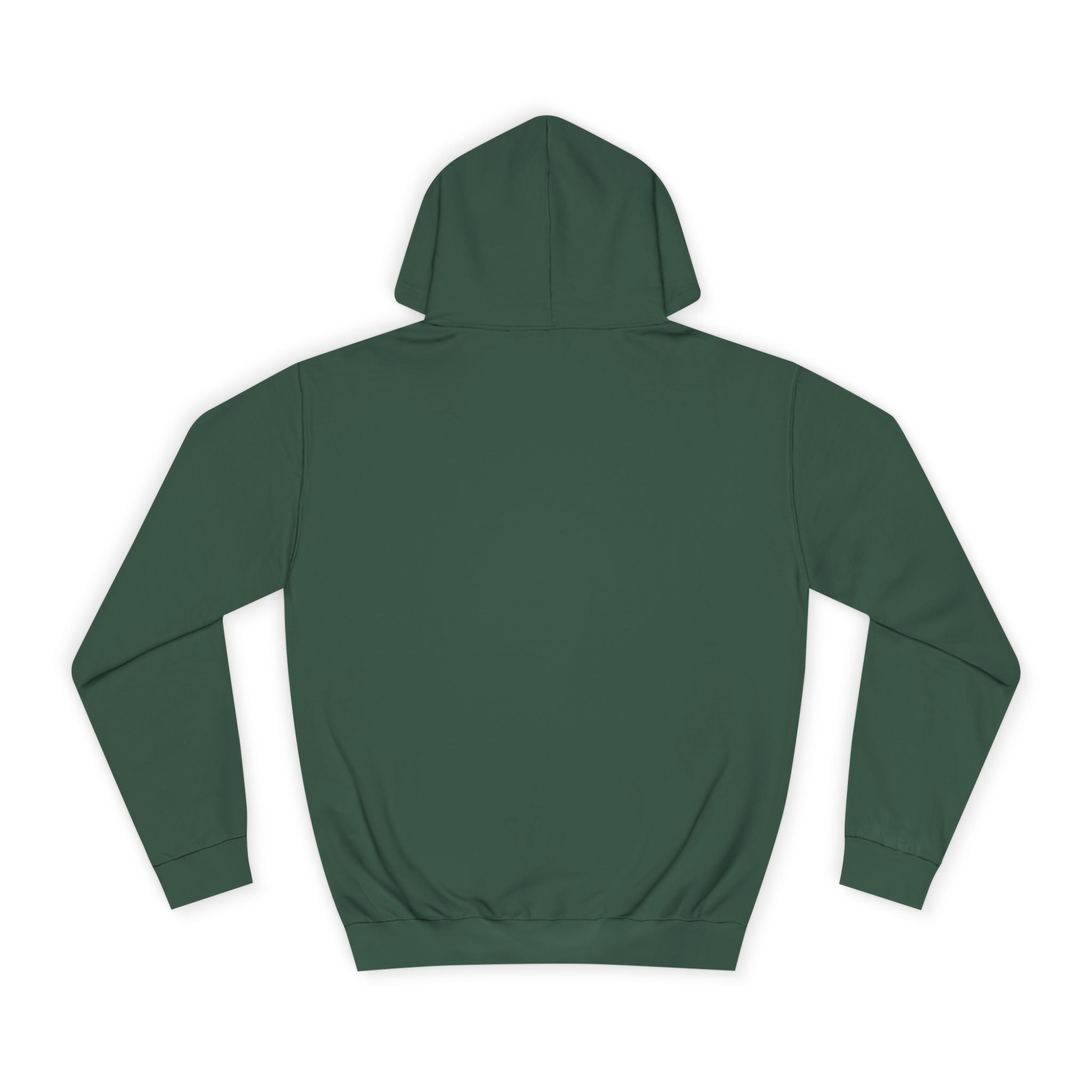 Minimalist Arrow College Hoodie — Subtle Campus Logo Pullover