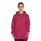 Minimalist Arrow College Hoodie — Subtle Campus Logo Pullover