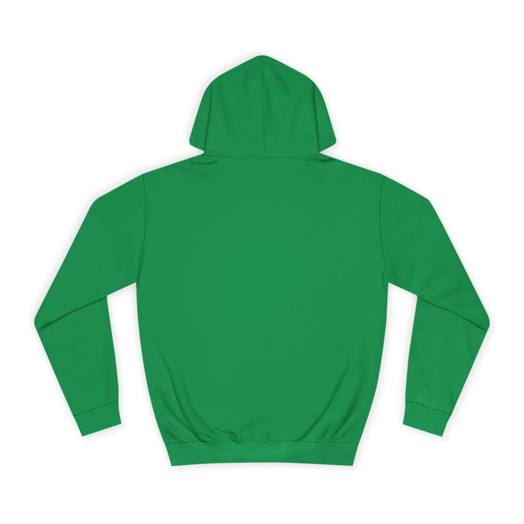 Minimalist Arrow College Hoodie — Subtle Campus Logo Pullover