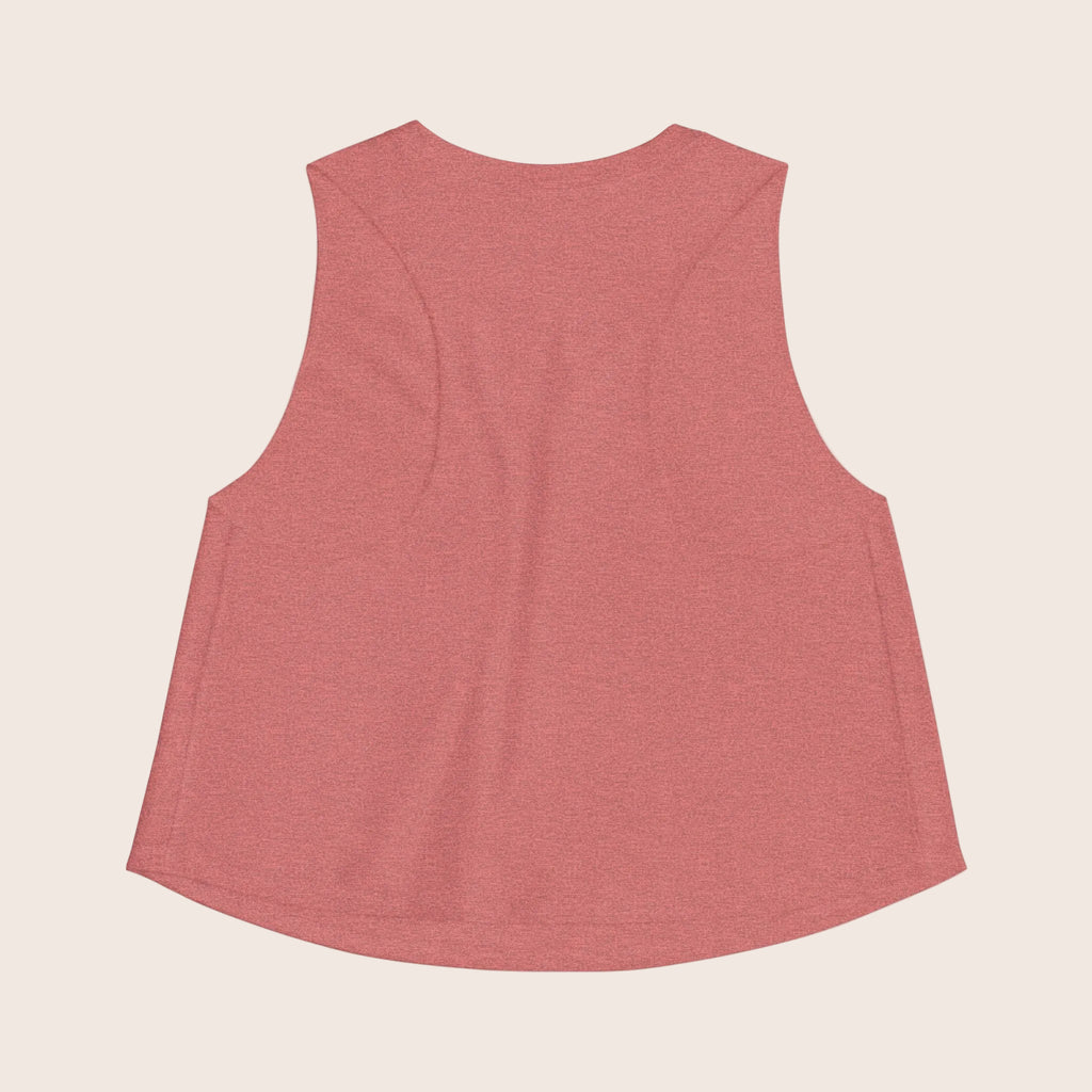 Women’s Crop Tank Top — Minimal Monogram 'A' Casual Summer Top