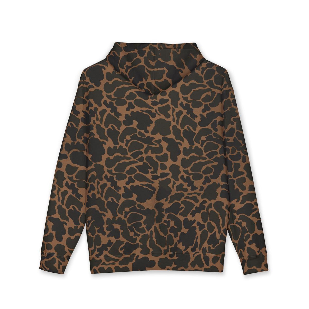 Auren Minimal Logo Hoodie — Women's Brown Cozy Pullover