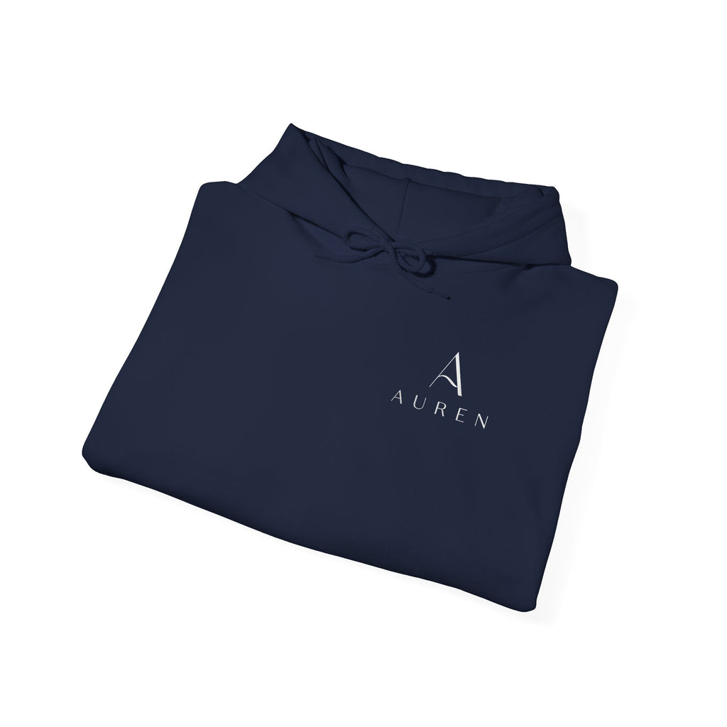 Minimalist 'Auren' Logo Hoodie – Small Chest Monogram Pullover