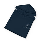 Auren Minimal Logo Hoodie — Women's Brown Cozy Pullover