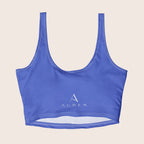 Auren Logo Crop Sports Bra — Seamless Athletic Crop Top