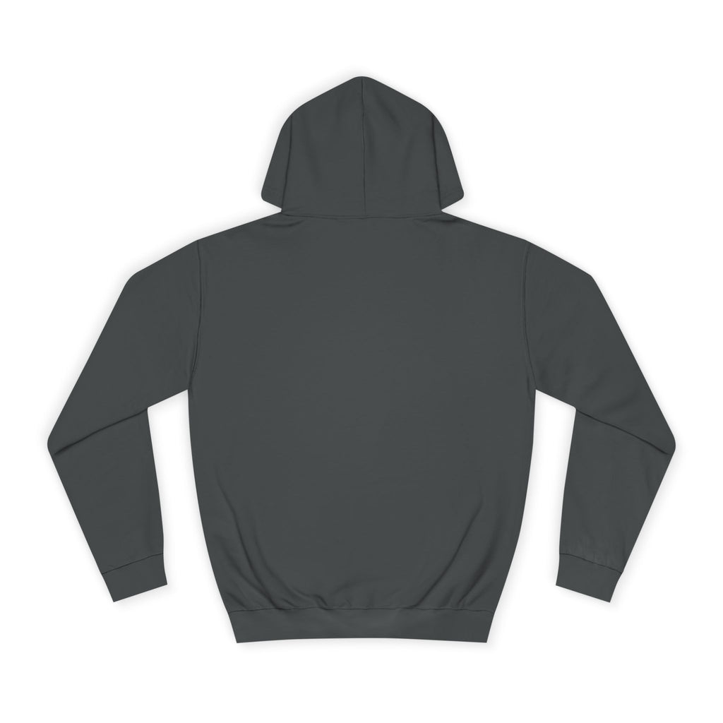 Minimalist Arrow College Hoodie — Subtle Campus Logo Pullover