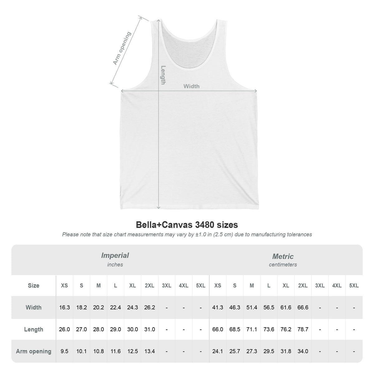 Minimal Atlas Logo Tank Top — Lightweight White Jersey Tank
