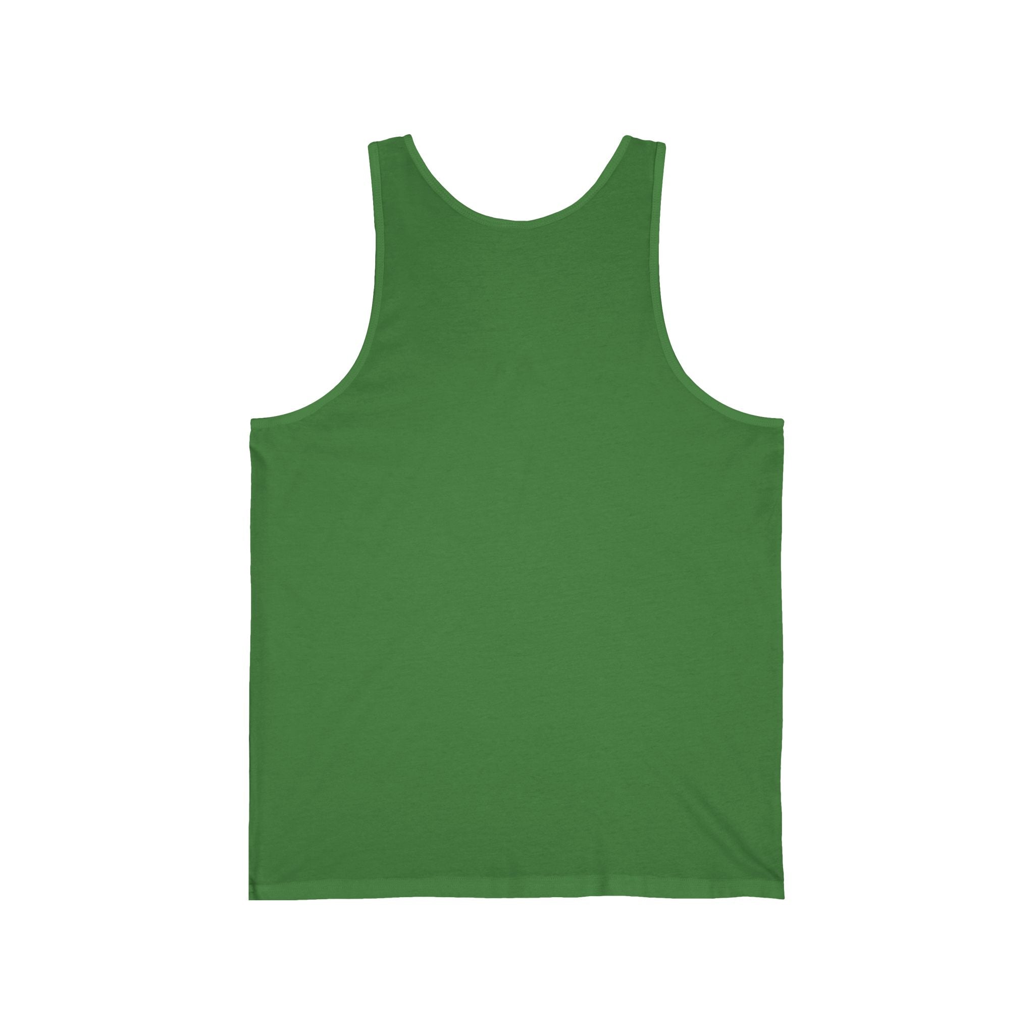 Minimal Atlas Logo Tank Top — Lightweight White Jersey Tank