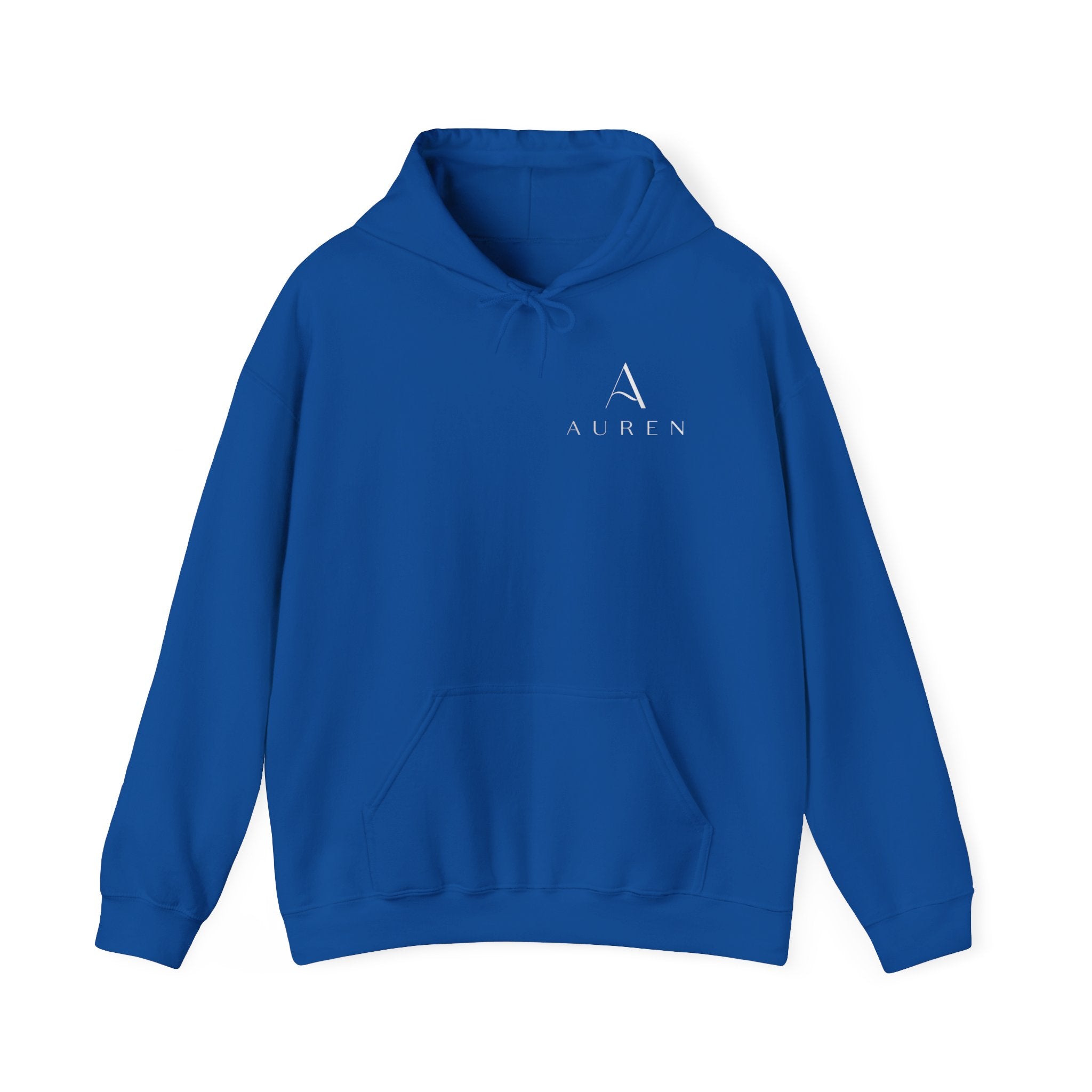 Minimalist 'Auren' Logo Hoodie – Small Chest Monogram Pullover
