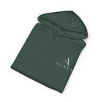 Auren Minimal Logo Hoodie — Women's Brown Cozy Pullover