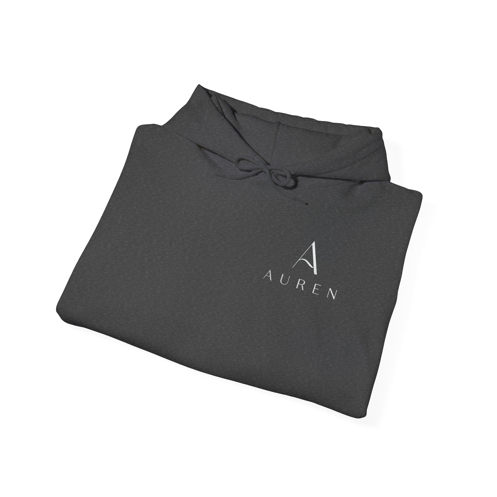 Minimalist 'Auren' Logo Hoodie – Small Chest Monogram Pullover