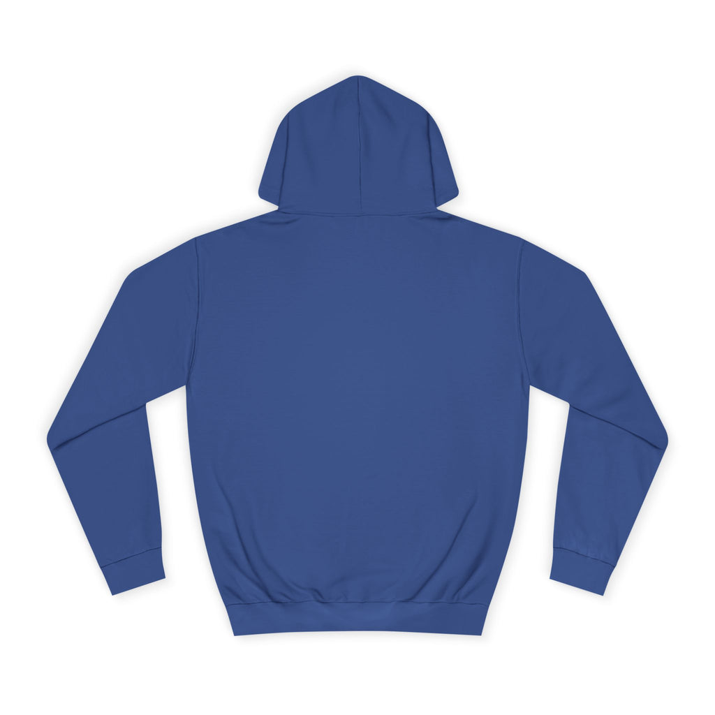 Minimalist Arrow College Hoodie — Subtle Campus Logo Pullover