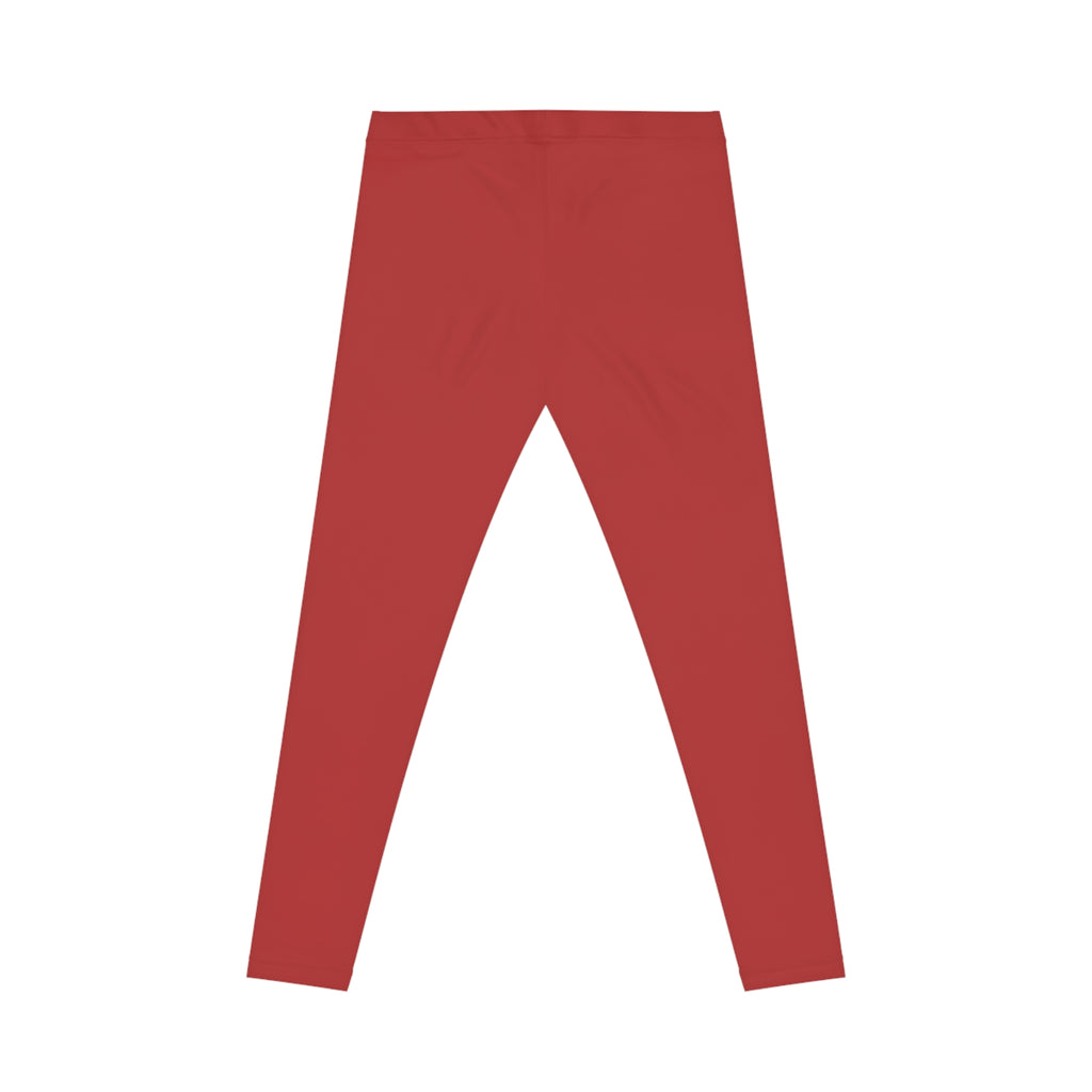 Auren Logo Red Women's Leggings — Stylish Everyday Activewear