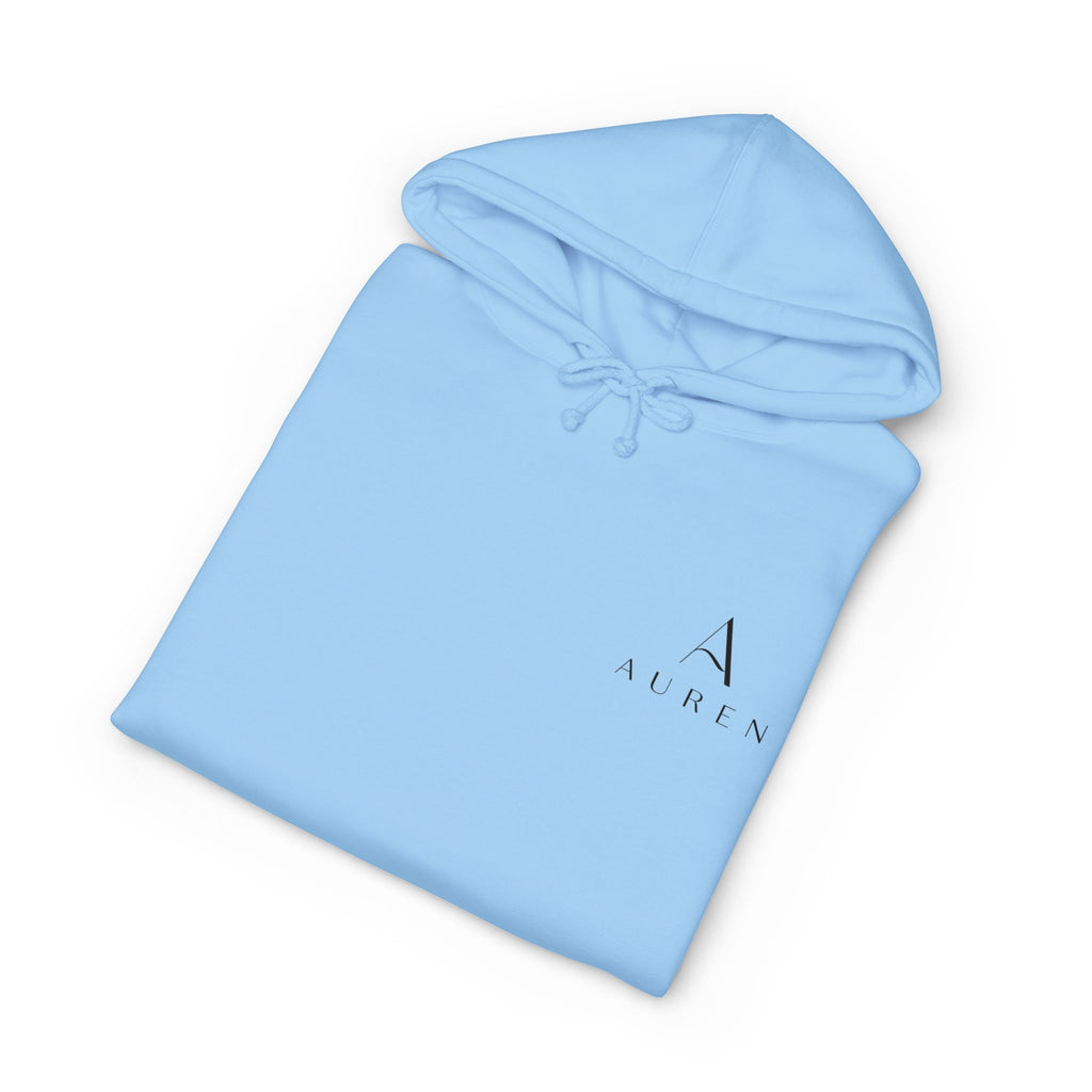 Auren Minimal Logo Hoodie — Women's Brown Cozy Pullover