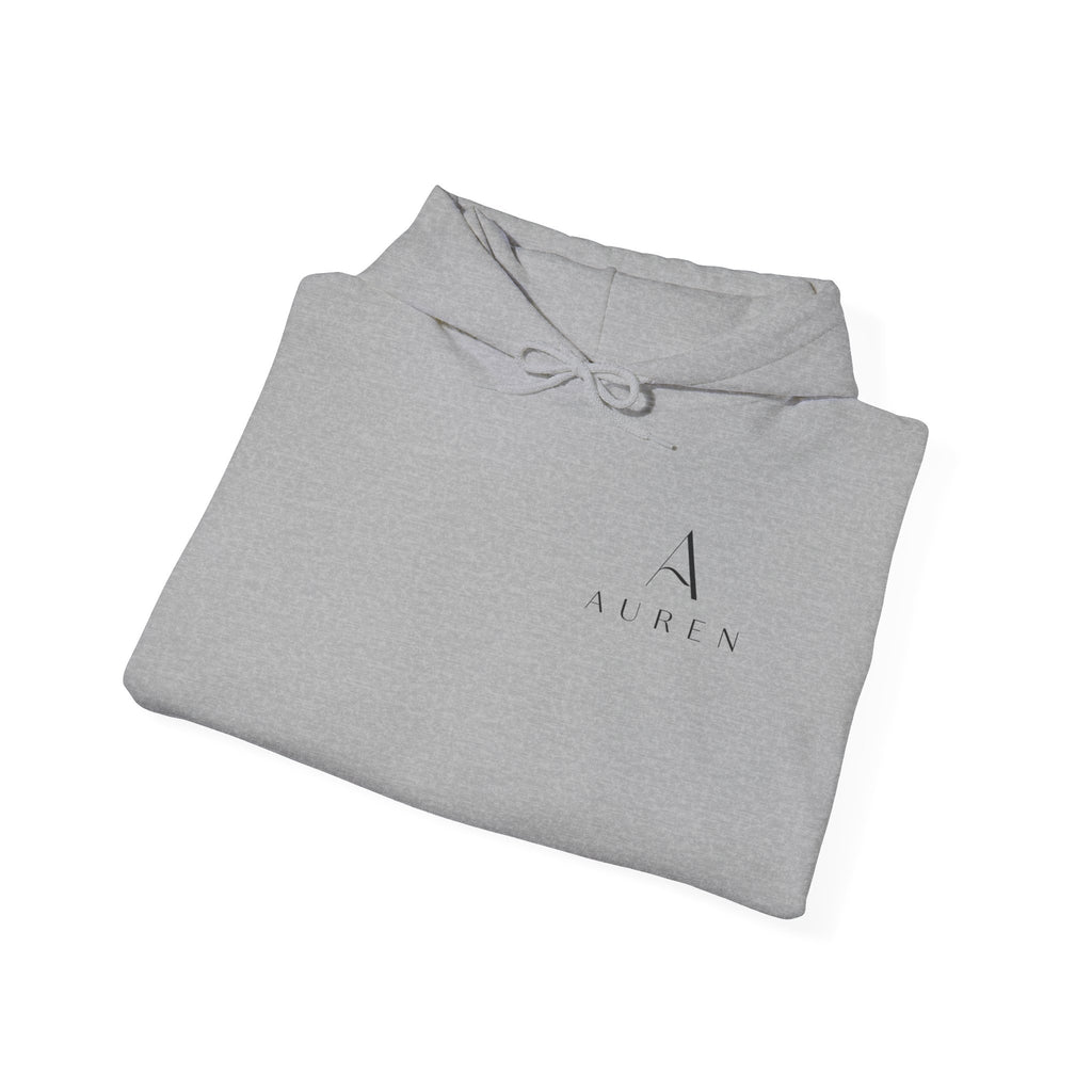Minimalist 'Auren' Logo Hoodie – Small Chest Monogram Pullover
