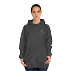 Minimalist Arrow College Hoodie — Subtle Campus Logo Pullover