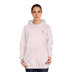 Minimalist Arrow College Hoodie — Subtle Campus Logo Pullover