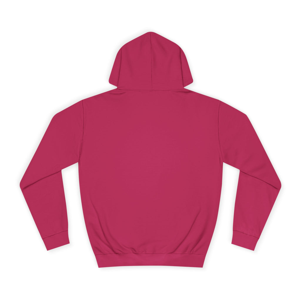 Minimalist Arrow College Hoodie — Subtle Campus Logo Pullover